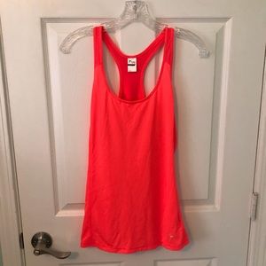 Old Navy Go-Dry neon orange/coral workout tank